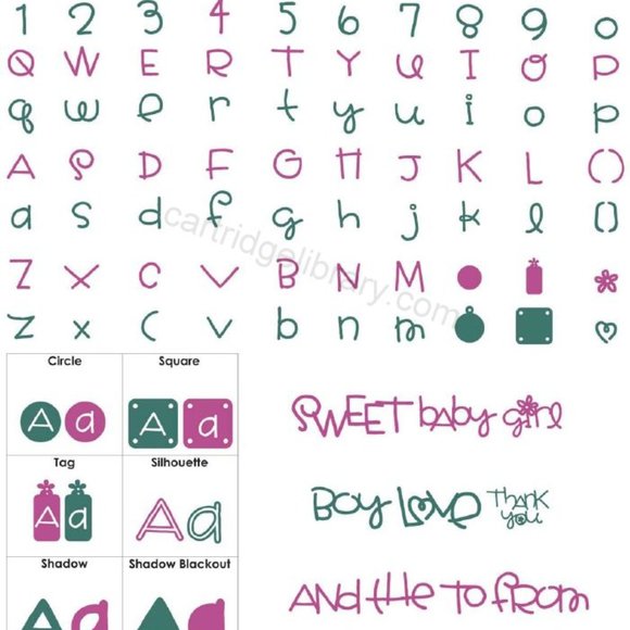 Cricut ALL MIXED UP font - Picture 5 of 11